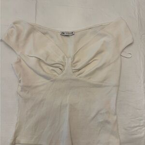 Zara Off-Shoulder Women's Top